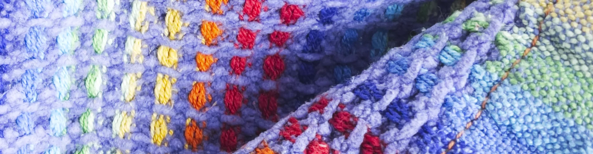 Détails de conception d'un linge à vaisselle vu en mode zoom