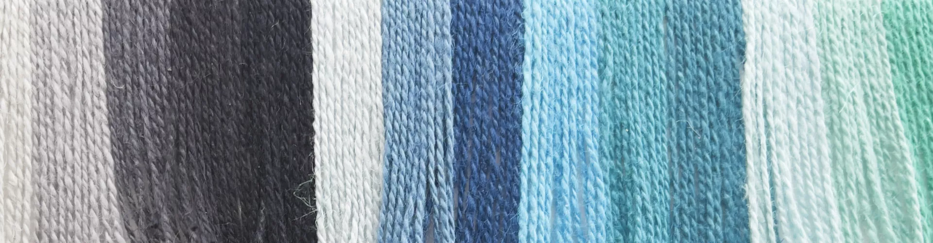 Palette de couleurs de fils à tisser